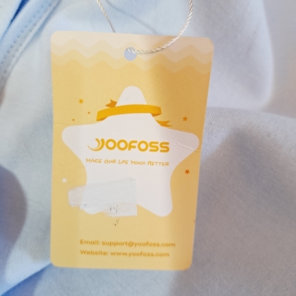 Yoofoss Powder Baby Blue Sleep Sack Wearable Blanket Size Large - Picture 5 of 8